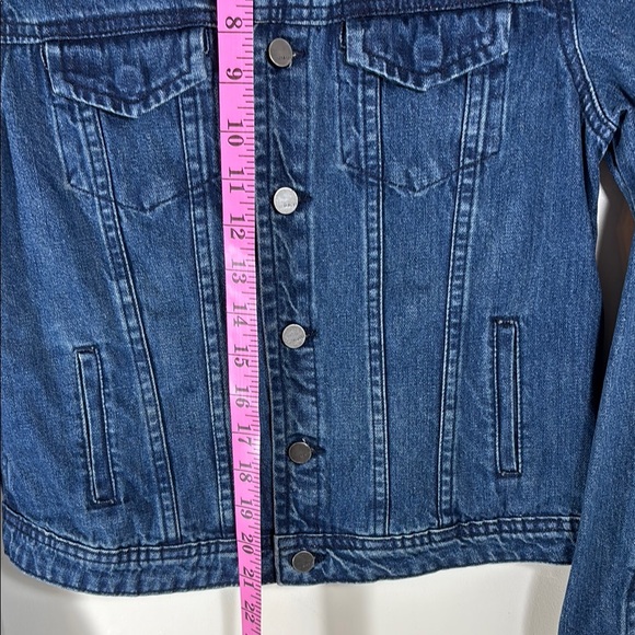 Tract Dark Wash  Blue Jean Jacket Classic Denim Style - Picture 5 of 5